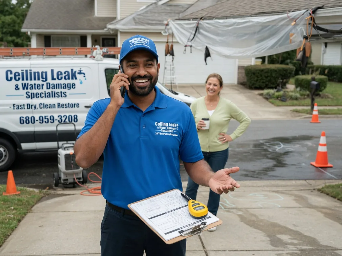 Ceiling Leak Cleanup Cortland, NY FAQs